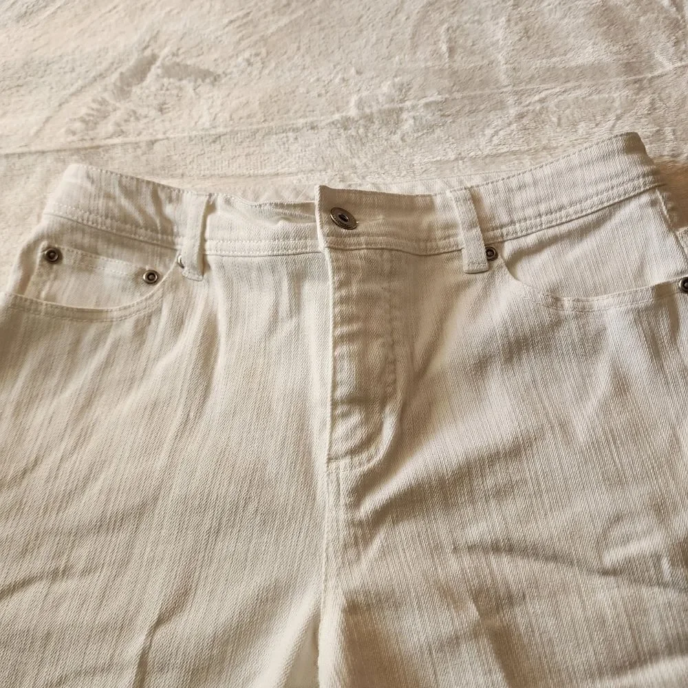 D&co. Denim & Company Women's Denim Bermuda Shorts Size 8
